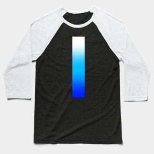 Blue Letter I Baseball T-Shirt